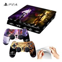 Kit Skin Playstation 4 Ps4 Slim Naruto Sasuke+ Skin Controle