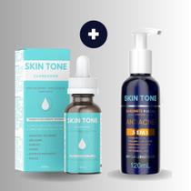 Kit Skin tone Clareador + Sabonete facial 5 em 1 - SKIN TONE COSMÉTICOS