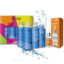 Kit Skincare Anti Oleosidade Acne Para Peles Oleosas E Um Sérum Clareador De Manchas anti malesma