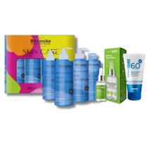 Kit Skincare Anti Oleosidade Acne, Sérum EFEITO Secativo , Protetor Solar Facial Sem Cor FPS60 Dermachem 6 ITENS