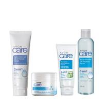 Kit Skincare Avon Care Limpeza Facial Hidratação Sabonete Gel Água Micelar Máscara Creme Hidratante
