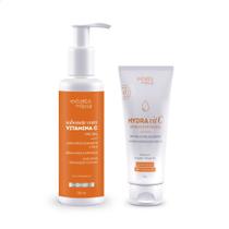 Kit Skincare Básico Essencial Vitamina C com Sabonete e Hydravitc LANÇAMENTO Extratos da Terra