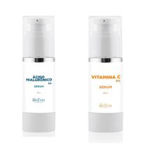 Kit Skincare C/ 2 Sérum: Ácido Hialurônico + Vitamina C