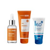 Kit Skincare Clareador de Melasma e Manchas com Protetor Facial Dermachem