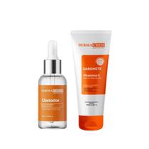 Kit Skincare Clareador Melasma Facial com Vitamina C Dermachem