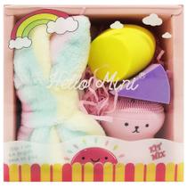 Kit Skincare Com Faixa Esponjas Polvo E Maquiagem