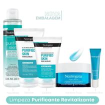 Kit Skincare Completo Pele Mista e Oleosa: Água Micelar + Sabonete Gel + Esfoliante Facial + Hidratantes Hydro Boost Facial 50g + Área dos Olhos 15g