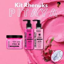 Kit Skincare Corporal E Facial Pitaya Rhenuks 3 Peças