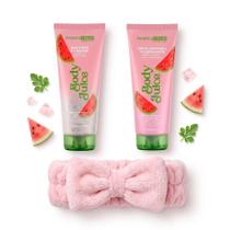Kit Skincare Dermachem Melancia Faixa Spa Feminina Kit Skincare Dermachem Melancia Faixa Spa Feminina