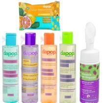 Kit Skincare Diário Básico Completo Com Mousse De Limpeza/Tônico/Demaquilante/Água Micelar