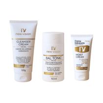 Kit Skincare Diário Para Pele Seca Limpeza, Tônico e Hidratação Kit Skincare Diário Para Pele Seca Limpeza, Tônico e Hidratação