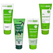 Kit Skincare Limpeza Ácido Salicílico Dermachem Com 4 Itens