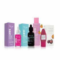 Kit Skincare Max Love Profissional - Sérum 3 em 1 + Blindagem Completo para Pele Perfeita