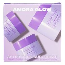 Kit Skincare Noturno, After Dark Superstar Set, 3 Unidades, Amora Glow