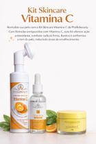 Kit Skincare Vitamina C Mousse Facial + Sérum Clareador Pele Iluminada Kit Skincare Vitamina C Mousse Facial + Sérum Clareador Pele Iluminada