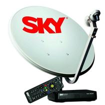 Kit Sky Conforto HD, Antena de 60 cm + Receptor Digital