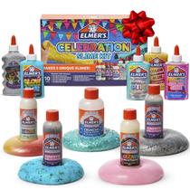 Kit Slime Elmer's Celebration com ativadores mágicos e colas