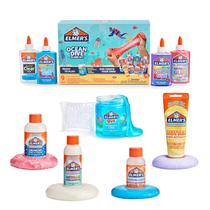 Kit Slime Elmer's Ocean Dive com cola líquida, ativador, 9 unidades Kit Slime Elmer's Ocean Dive com cola líquida, ativador, 9 unidades