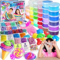 Kit Slime FunKidz Jumbo - 33 Xícaras de Slime Premade