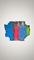 Kit Slime Gel Mágico com Forminhas 3 Cores Kit Slime Gel Mágico com Forminhas 3 Cores