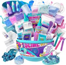 Kit Slime GirlZone Egg Surprise Mermaid Sparkle - 39 Peças