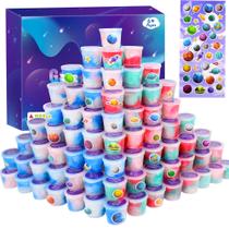 Kit Slime Jajskuwa Galaxy 70, pacote de 30 ml para crianças de 5 a 12 anos