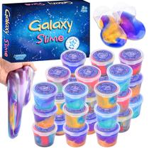 Kit Slime MermaidSlime Galaxy 12 Constellations, pacote com 24 Kit Slime MermaidSlime Galaxy 12 Constellations, pacote com 24
