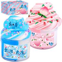 Kit Slime Niuruilsi Axolotl Cloud Slime Manteiga de pêssego rosa Kit Slime Niuruilsi Axolotl Cloud Slime Manteiga de pêssego rosa