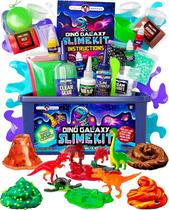 Kit Slime: Papelaria original Dinosaur Glow in The Dark
