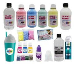 Kit Slime Para Fazer Junto Com Seus Filhos + Corantes Kit Slime Para Fazer Junto Com Seus Filhos + Corantes