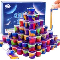 Kit Slime WUJYLY Galaxy com 60 pacotes de lodo macio úmido e não pegajoso