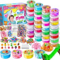 Kit Slime YOPINSAND 32 xícaras Crystal Clear Glow in Dark Kit Slime YOPINSAND 32 xícaras Crystal Clear Glow in Dark