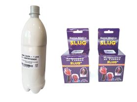 Kit slug 2 Massas de 200 gr cada + látex 1 litro - Lynx produções