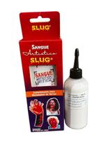 Kit slug de maquiagem sangue artístico 120ml + látex 100ml