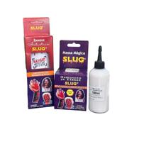 Kit slug Massa 200 gr + sangue artificial 120 ml + látex