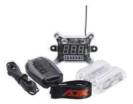 Kit Smart Control Ajk Voltimetro 2 Strobos Controle De Longa Distância