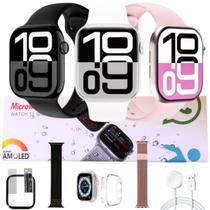 Kit Smart Watch Relogio W11 Pro Responde Whatsss Notificações Case Pulseira Extra Pelicula Kit Smart Watch Relogio W11 Pro Responde Whatsss Notificações Case Pulseira Extra Pelicula