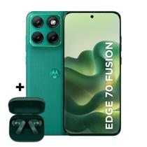 Kit Smartphone Motorola Edge 70 Fusion 5G 256GB e Fone Bluetooth Moto Buds Bass