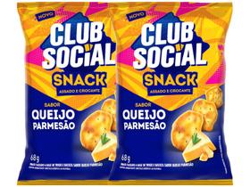 Kit Snack Club Social Parmesão 68g 2 Unidades