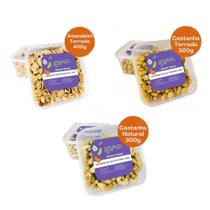 Kit Snack de Castanhas e Amendoins Premium