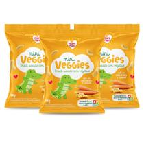 Kit Snack Infantil Sem Glúten Grão de Bico e Cenoura Mini Veggies Nhami Mami - 3 Unidades 18g Kit Snack Infantil Sem Glúten Grão de Bico e Cenoura Mini Veggies Nhami Mami - 3 Unidades 18g
