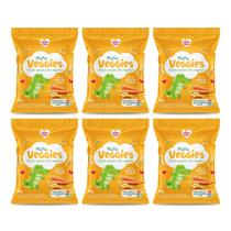 Kit Snack Infantil Sem Glúten Grão de Bico e Cenoura Mini Veggies Nhami Mami - 6 Unidades 18g