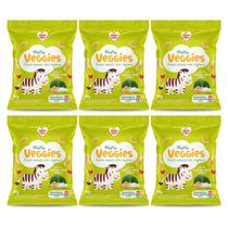 Kit Snack Infantil Sem Glúten Lentilha Arroz e Brócolis - Mini Veggies Nhami Mami 6 Unidades 18g