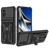 Kit Snap Guardian - Clip + Braçadeira + Capa case capinha para Xiaomi Poco X4 Pro 5G - Gshield