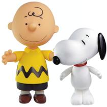 Kit Snoopy Charlie Brown 2 Bonecos Vinil Articulado Original
