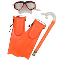 Kit Snorkel Com Mascara E Nadadeiras Infantil 29900 Belfix