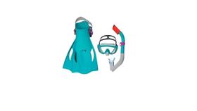 Kit Snorkel Com Máscara E Pés Park Duráveis Para Natação