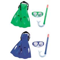 Kit Snorkel Mergulho Mascara E Nadadeira Freestyle Sortido - Bel