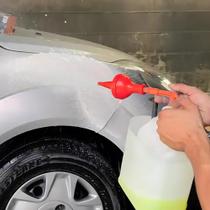 Kit Snow Jet Bico Gerador De Espuma Pulverizador Kers Cor Laranja