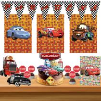Kit só um bolinho decoração Carros Aniversário festa em casa banner, topo bolo Kit só um bolinho decoração Carros Aniversário festa em casa banner, topo bolo